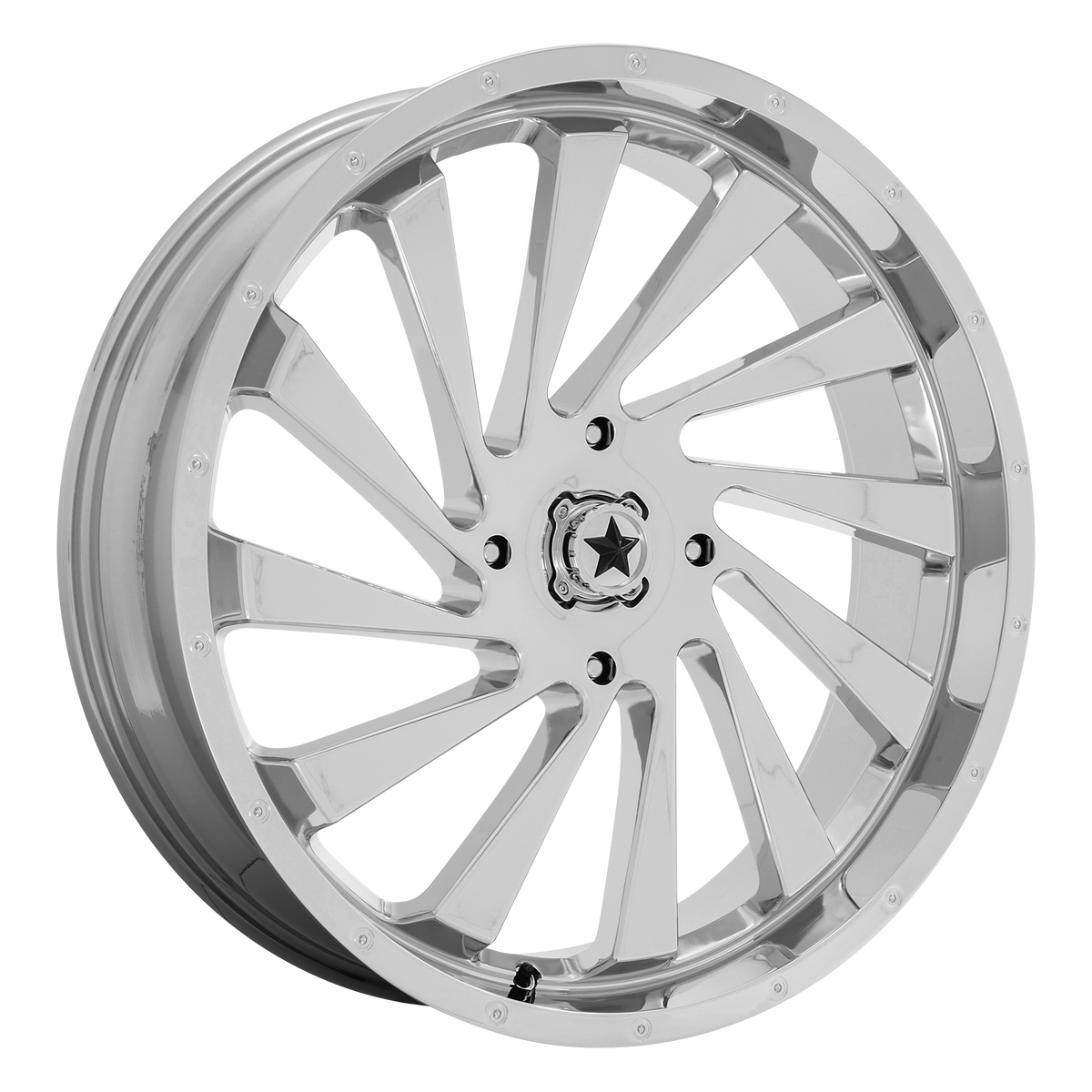 MSA Offroad Wheels M46 Blade Utv 24X7 4X156 +0MM Chrome