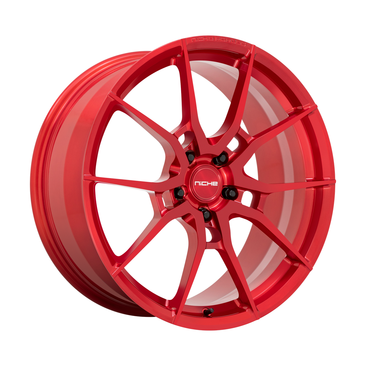 Niche 1PC T113 Kanan 20X9 5X112 +45MM Brushed Candy Red