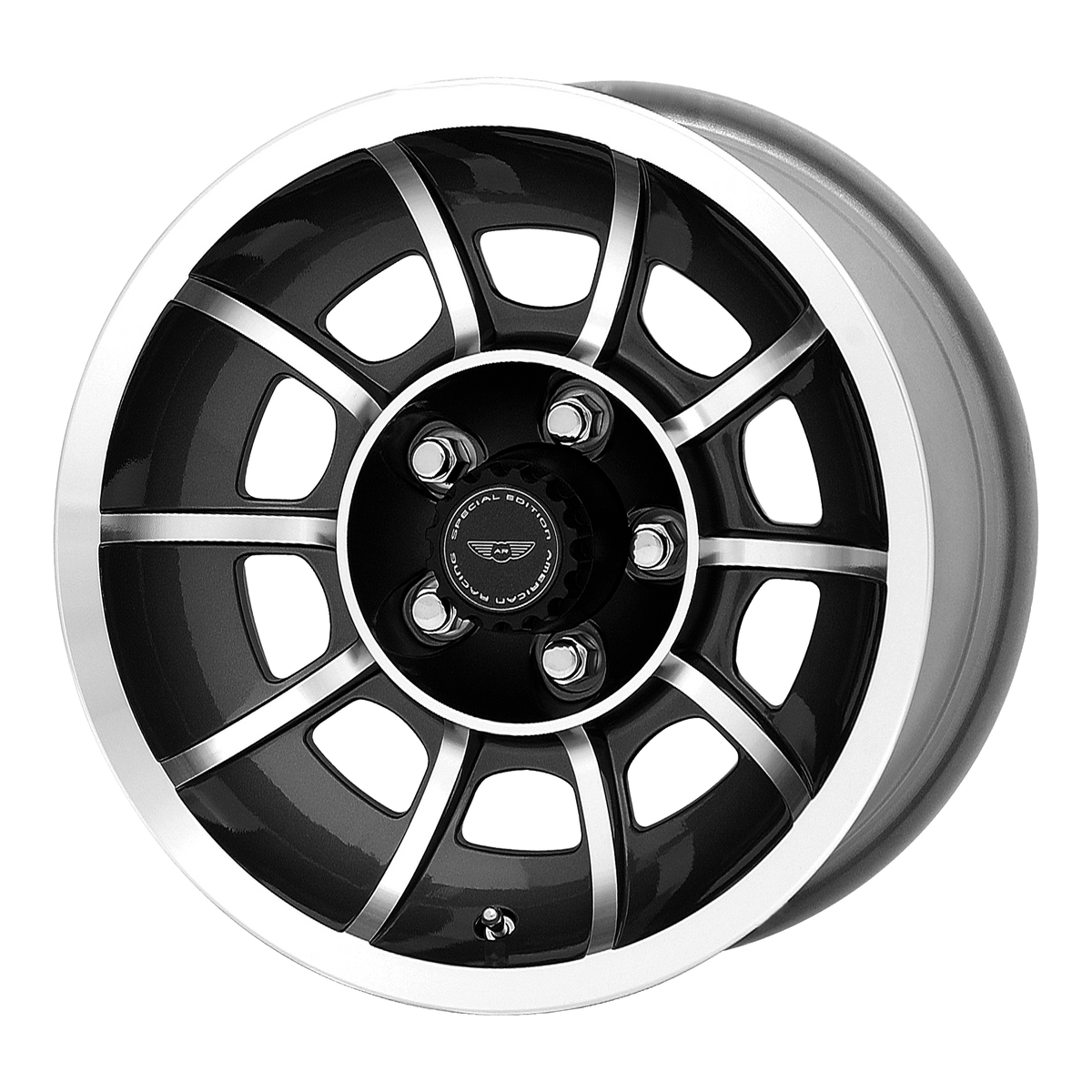 American Racing - VN47 15X7 5X4.5 Black/mch 4.0BS