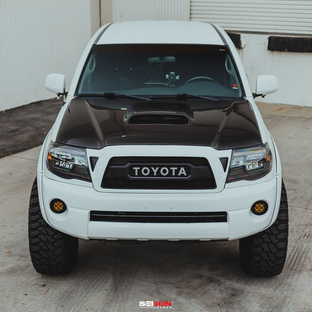 Seibon 05-11 Toyota Tacoma TR-Style Carbon Fiber Hood - HD05TYTA-TR