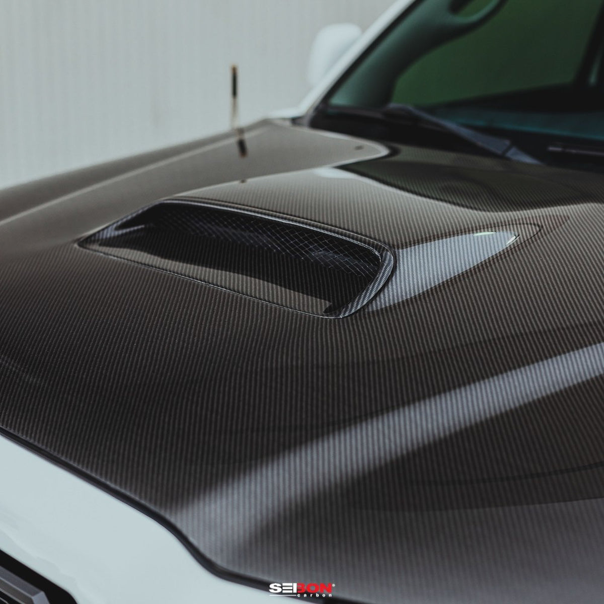 Seibon 05-11 Toyota Tacoma TR-Style Carbon Fiber Hood - HD05TYTA-TR