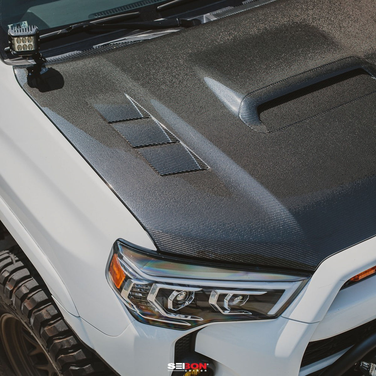 Seibon 14-21 Toyota 4Runner TS-Style Carbon Fiber Hood - HD18TY4R-TS