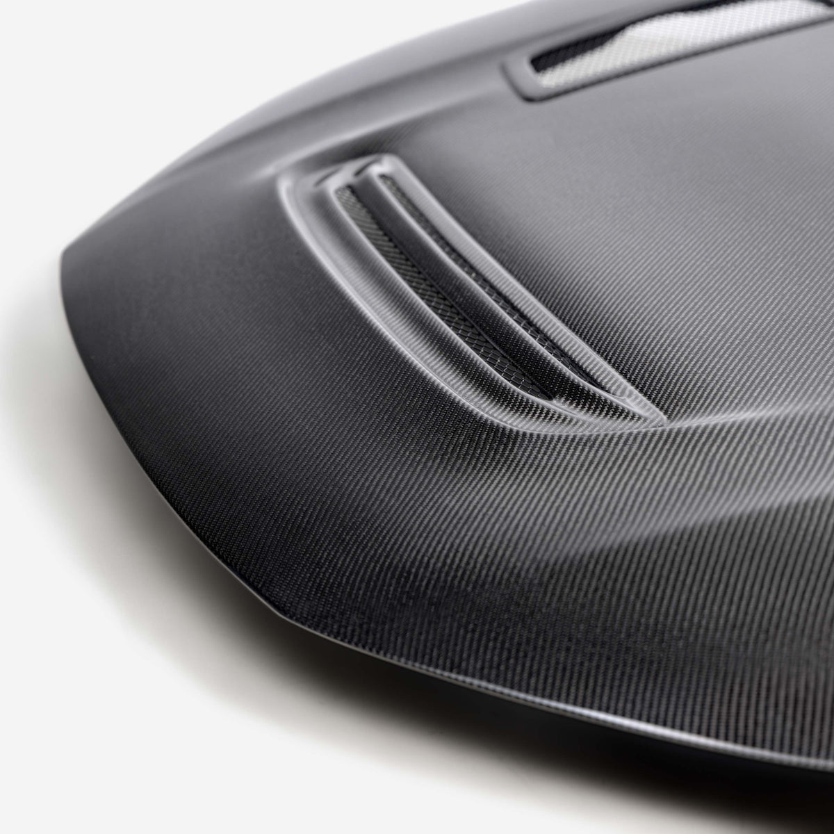 Seibon 23-24 Honda Civic Type-R GT-Style Double Sided Carbon Fiber Hood - HD23HDCVR-GT-DS