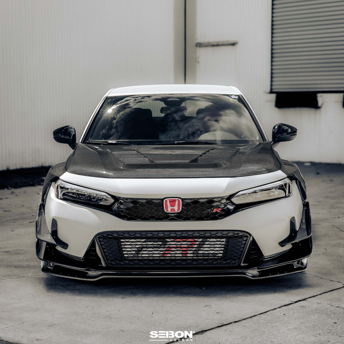 Seibon 2023 Honda Civic Type R TV-Styler Double Side Carbon Fiber Hood - HD23HDCVR-TV-DS