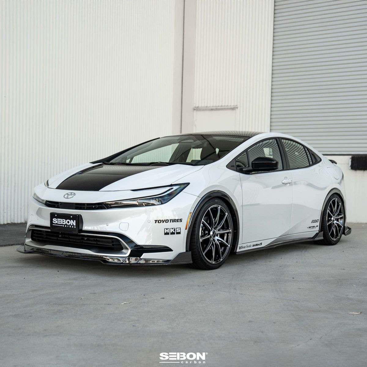 Seibon 23-25 Toyota Prius / Prius Prime VT-Style Carbon Fiber Hood - HD23TYPR-VT