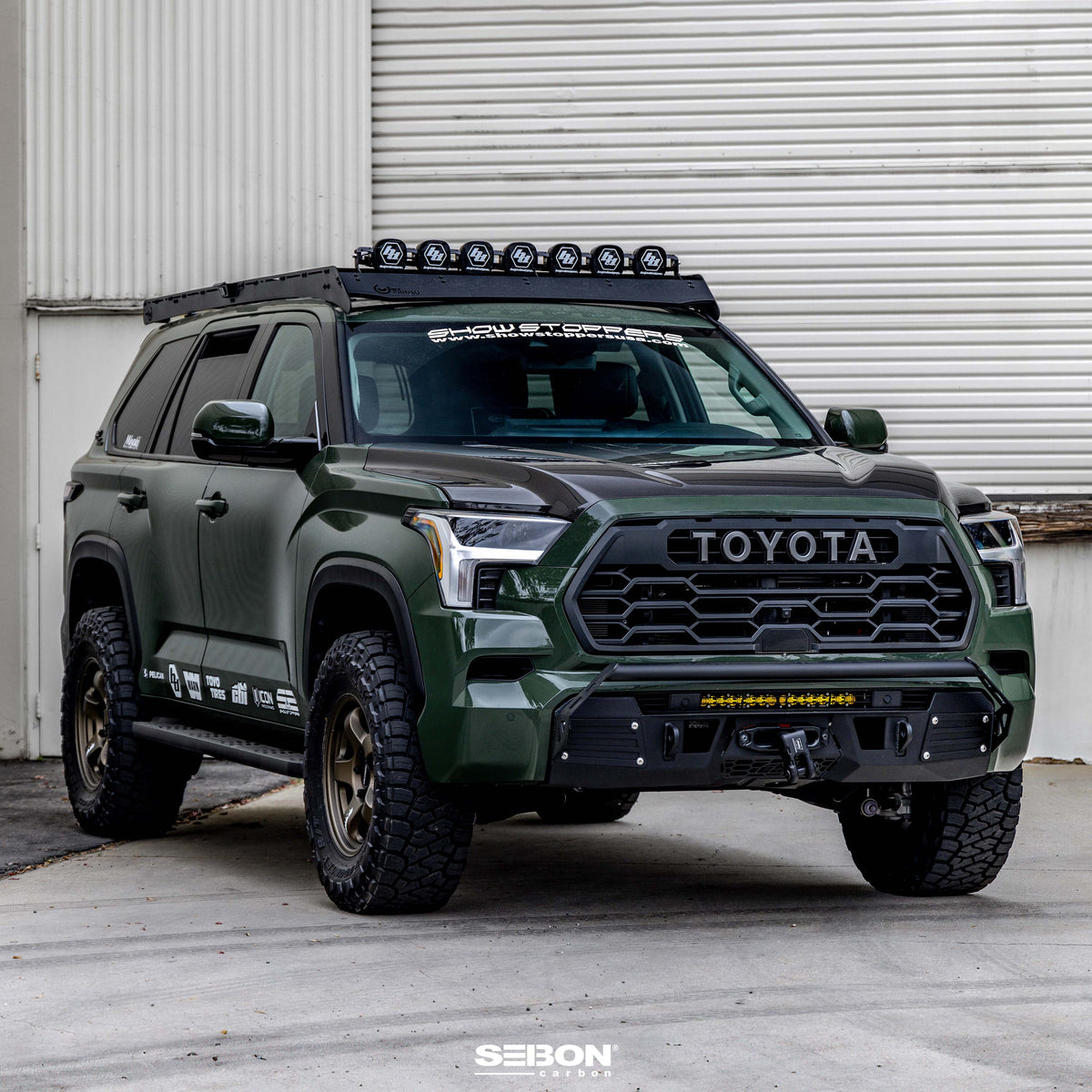 Seibon 22-23 Toyota Tundra OE Style Carbon Fiber Hood - HD23TYTU-OE