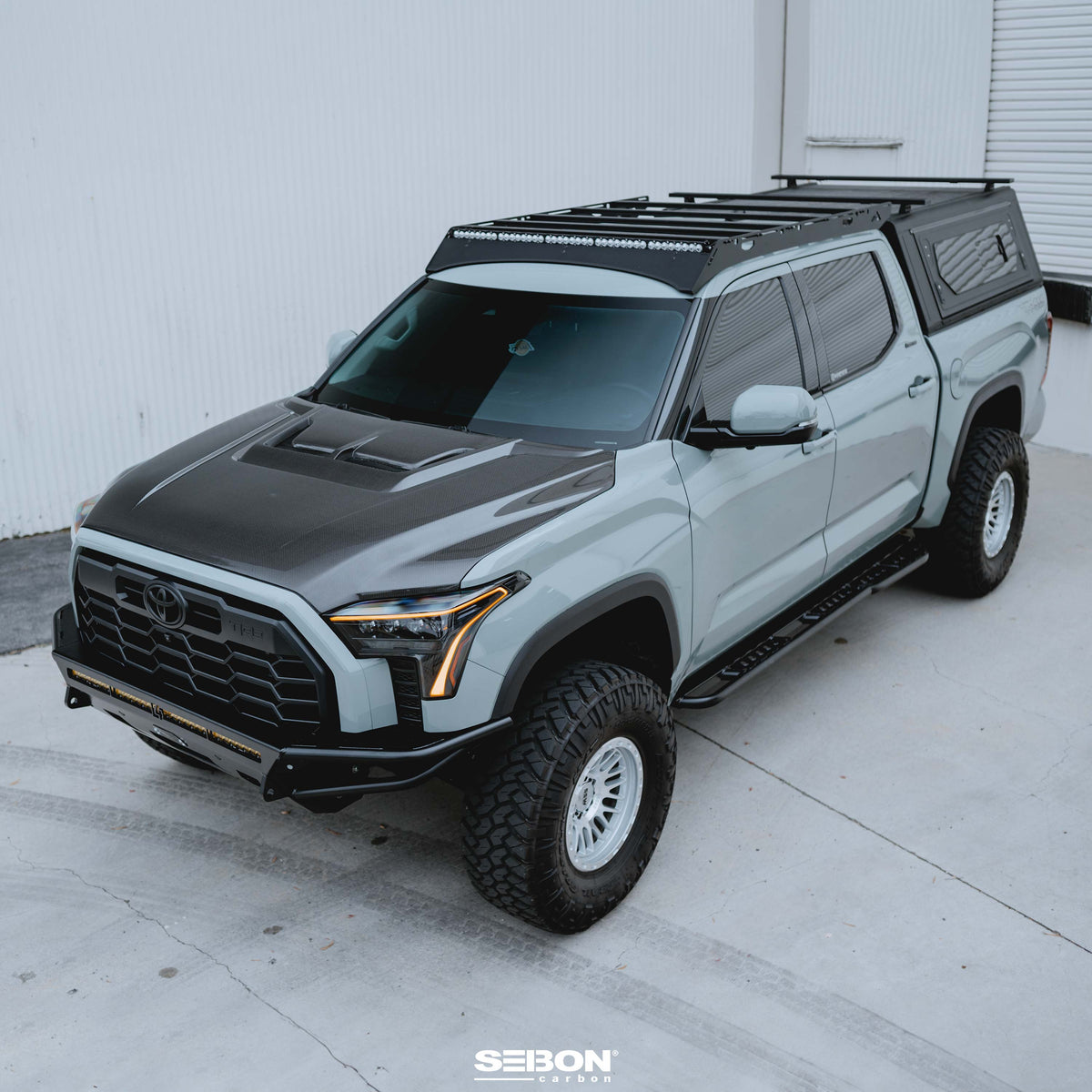 Seibon 22-24 Toyota Tundra / 23-24 Toyota Sequoia RR-Style Carbon Fiber Hood - HD23TYTU-RR