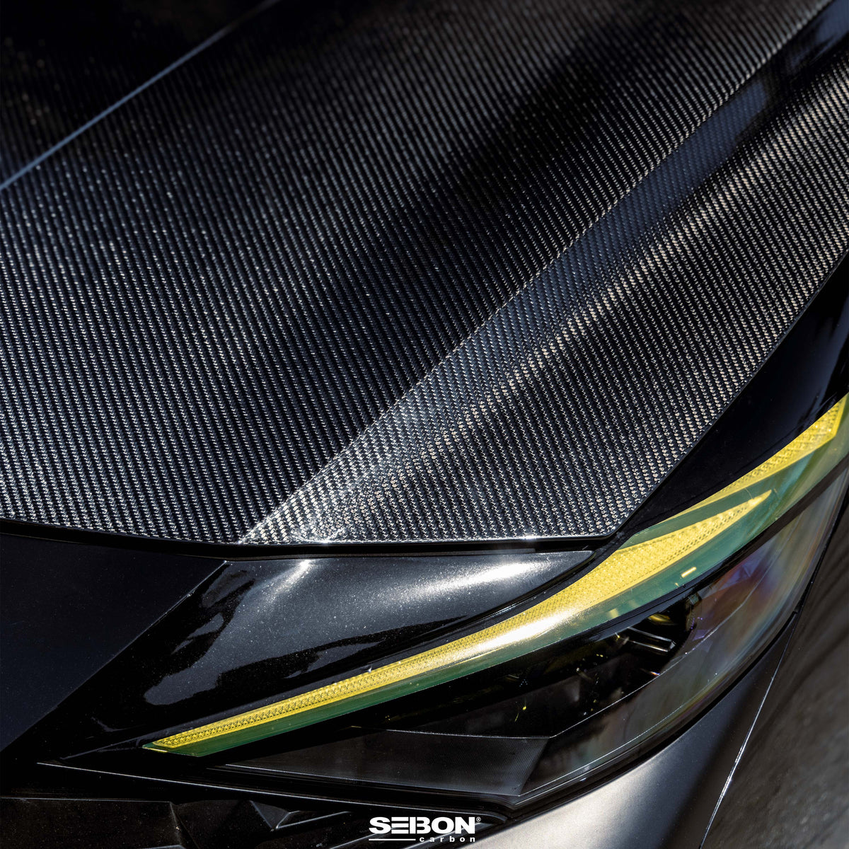 Seibon 21-24 Hyundai Elantra OE-Style Carbon Fiber Hood - HD24HYELN-OE