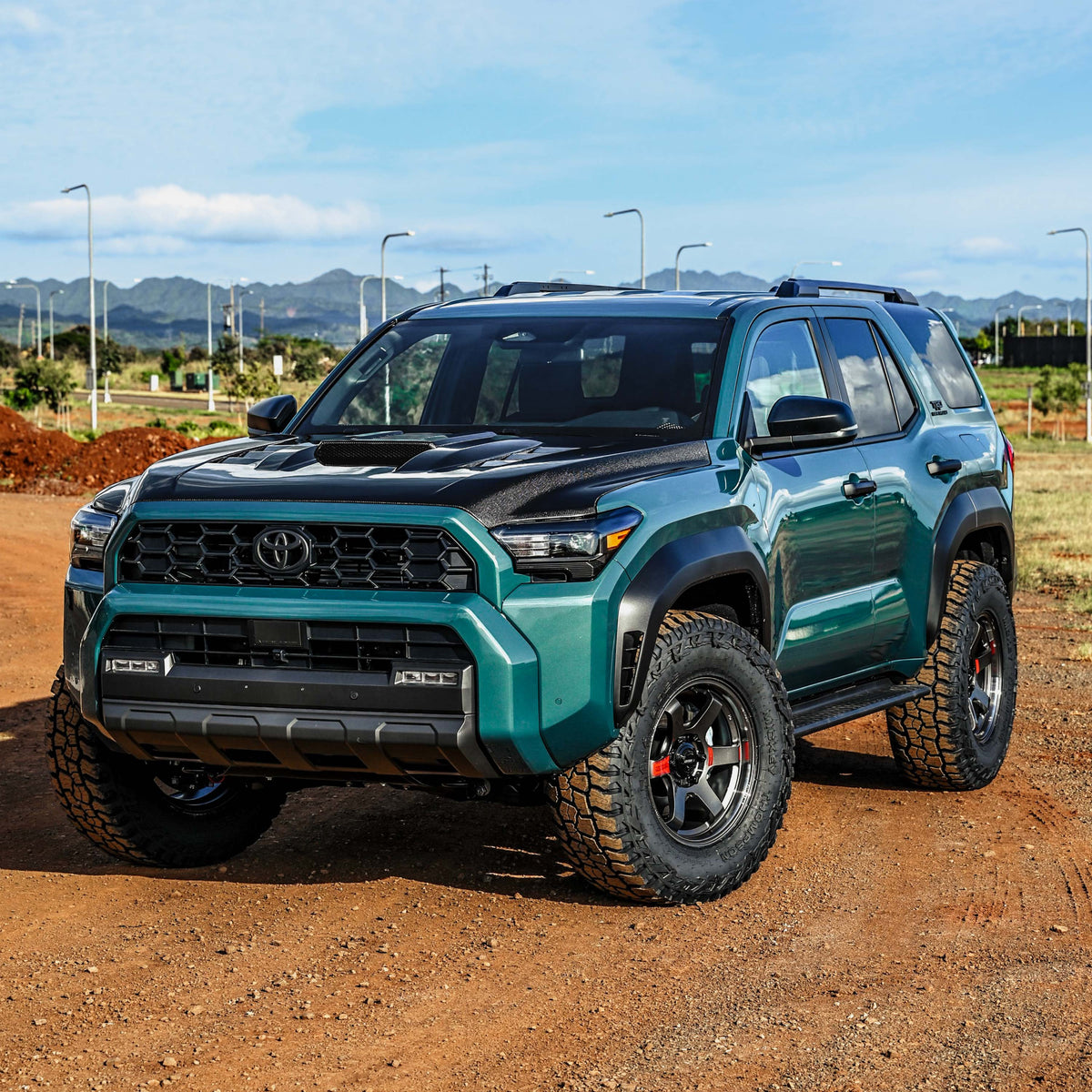 Seibon 2024 Toyota Tacoma TS-Style Carbon Fiber Hood - HD24TYTA-TS