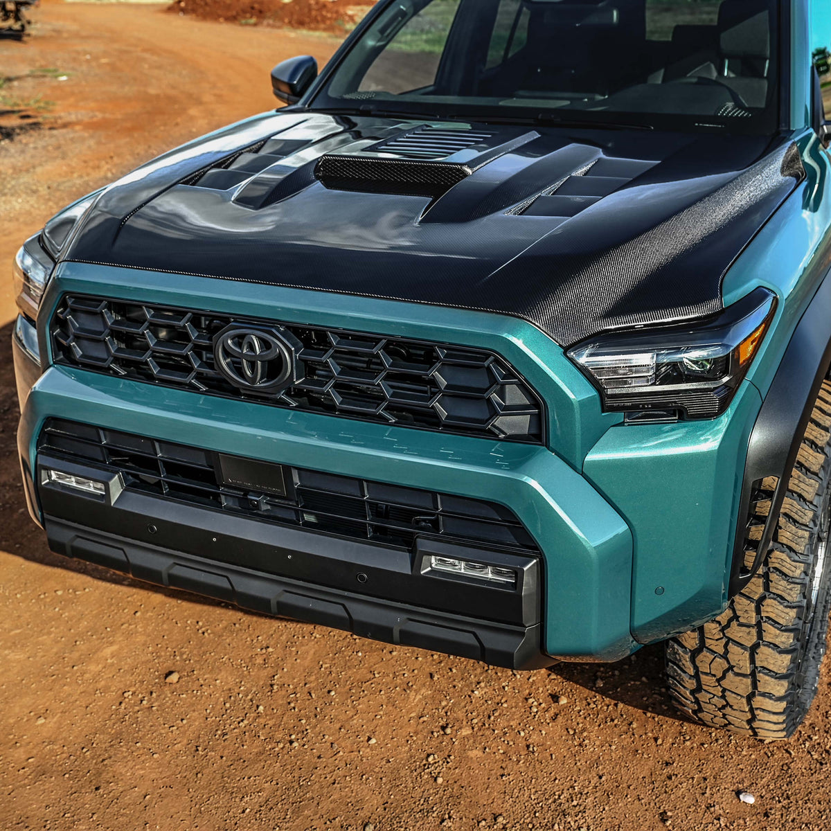 Seibon 2024 Toyota Tacoma TS-Style Carbon Fiber Hood - HD24TYTA-TS