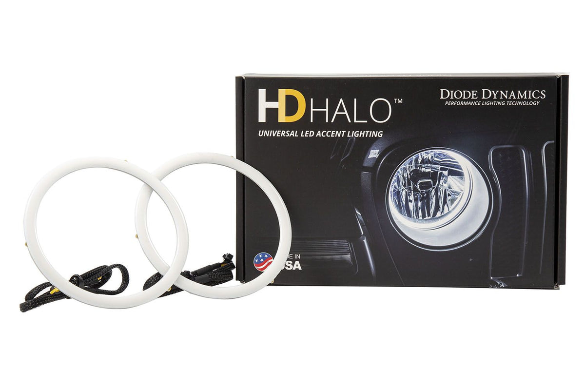 Diode Dynamics Halo Lights LED 110mm - Red (Pair) - DD2052