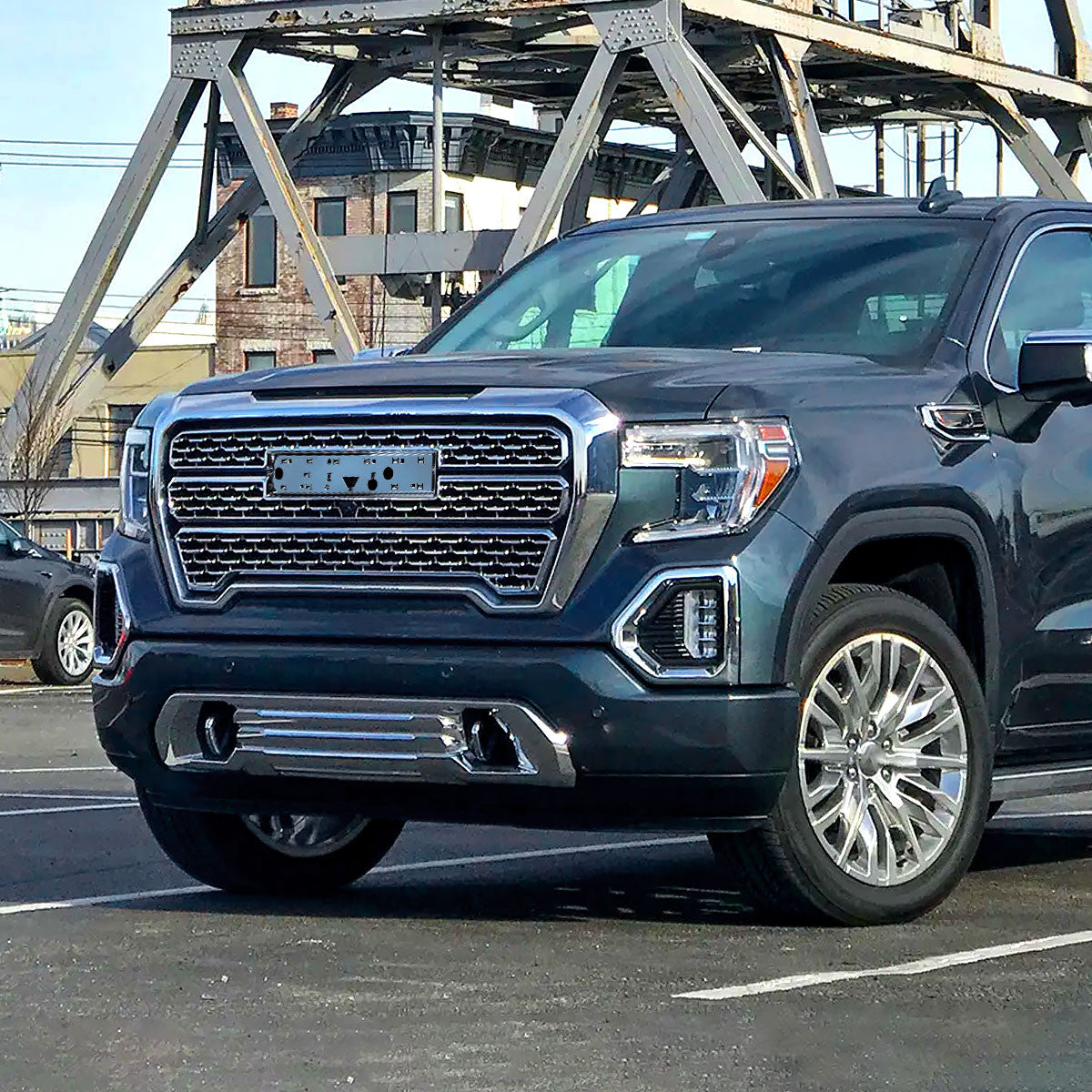 Spec-D Tuning - 2019-2021 GMC Sierra 1500 Chrome Denali Mesh Grille - HG-GMC1915C-JB