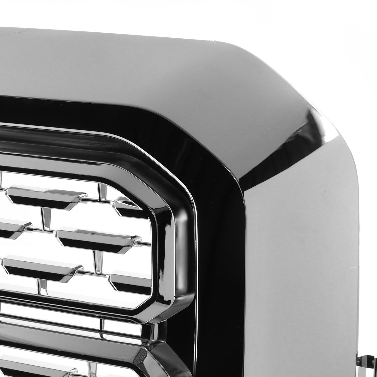 Spec-D Tuning - 2019-2021 GMC Sierra 1500 Chrome Denali Mesh Grille - HG-GMC1915C-JB