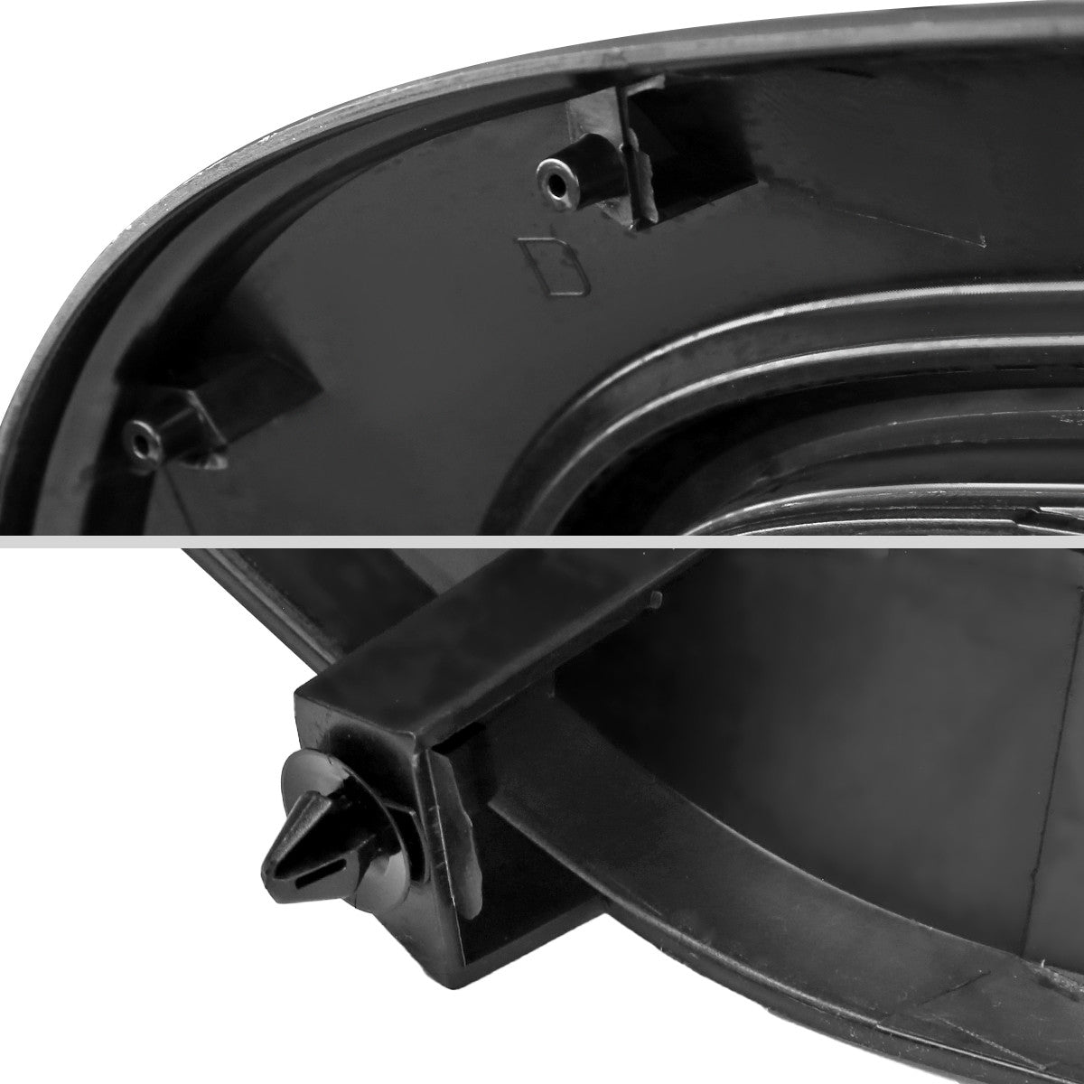 Spec-D Tuning - 2013-2018 Dodge RAM 1500 Rebel Style Front Hood Grille w/ Amber LED Lights - HG-RAM1315BB-LED-JB