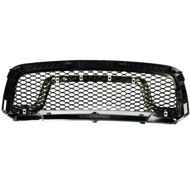 Spec-D Tuning - 2013-2018 Dodge RAM 1500 Chrome ABS Rebel Style Honeycomb Mesh Grille - HG-RAM1315CB-GL