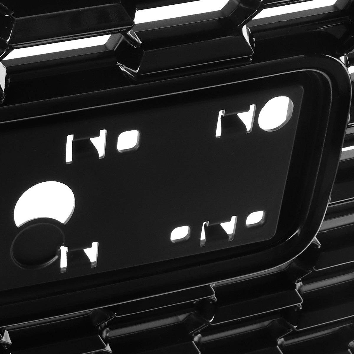 Spec-D Tuning - 2021-2023 GMC Yukon/Yukon XL Denali Style Front Glossy Black Mesh Grille - HG-YUK21GB-GL