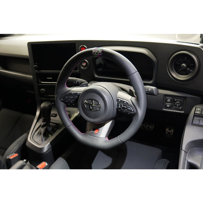 HKS GR Corolla GXPA16/GZEA14H Replacement Steering Wheel - 51999-AT005 for 2023-2025 Toyota GR Corolla - angle view