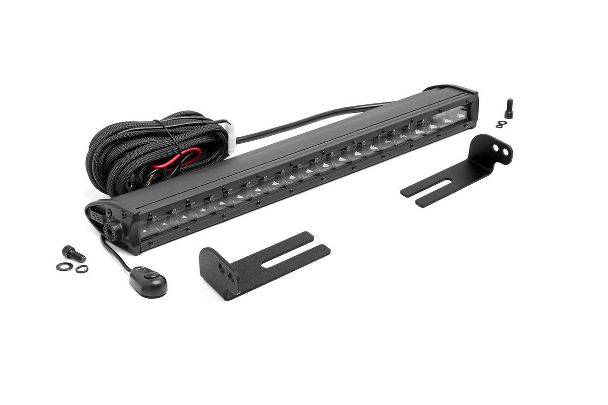 LED Light | Under Bed Mount | 20&quot; Black Single Row | Honda Pioneer 1000/1000-5