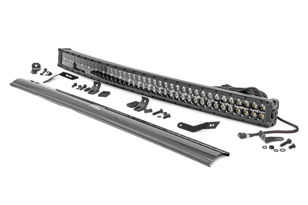 LED Light | Front Mount | 40&quot; Black Dual Row | White DRL | Honda Talon 1000