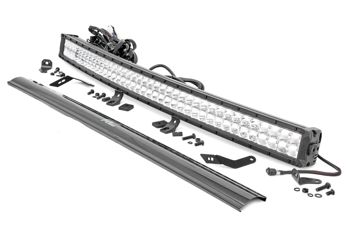 LED Light | Front Mount | 40&quot; Chrome Dual Row | White DRL | Honda Talon 1000