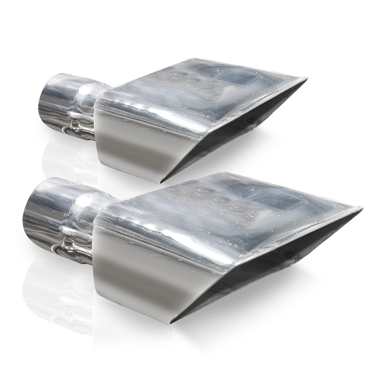 Stainless Works - Hot Rod Style Polished Exhaust Tips 304 Stainless Steel - 7010225