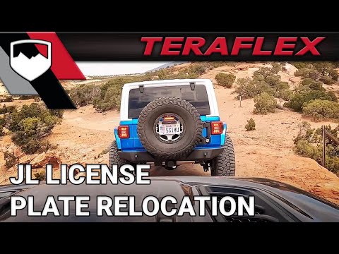 Teraflex JL: License Plate Relocation Kit