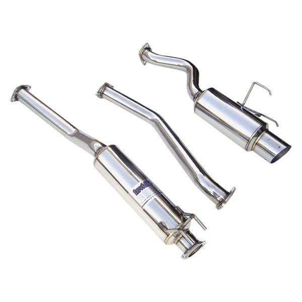 Invidia 02+ Honda Civic Si 3 Door (101mm tip) Cat- Back Exhaust - HS02HC3GTP