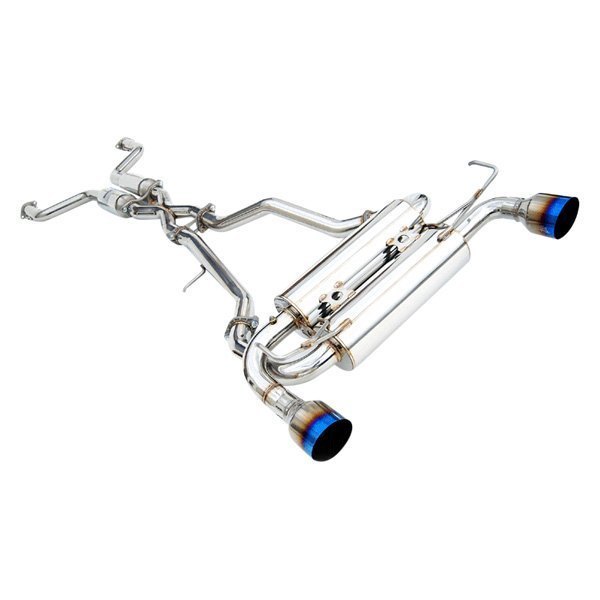 Invidia 02-08 Nissan 350z Gemini Single Layer Titanium Tip Cat-back Exhaust - HS02N3ZGIT