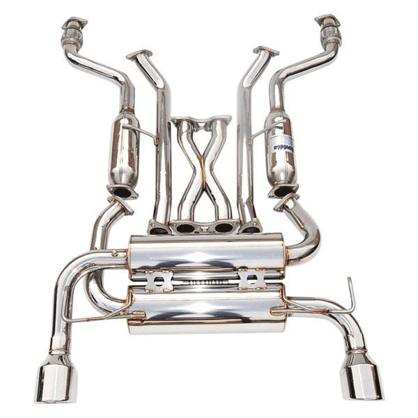 Invidia 03+ Infiniti FX35/45 Gemini Stainless Steel Tip Cat-back Exhaust - HS03IFXGIS for 2003-2008 INFINITI FX
