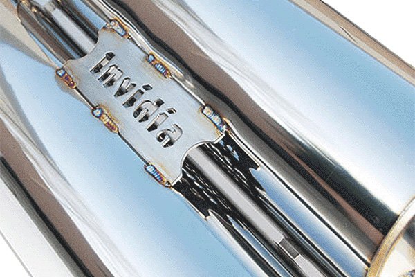 Invidia 03-08 Infiniti FX35/45 Gemini Single Layer Titanium Tip Cat-back Exhaust - HS03IFXGIT