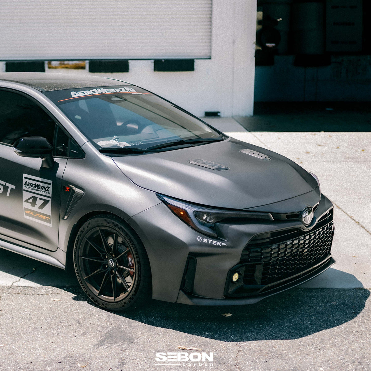 Seibon 2023 Toyota GR Corolla Carbon Fiber Hood Vents - HV23TYGRCOR