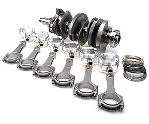Brian Crower Nissan VQ35DE Stroker Kit - 86.4mm Stroke Billet Crank BC625+ Rods (5.675 inch) Custo - BC0225