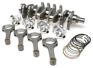 Brian Crower Honda F20C/F22C Stroker Kit - 97mm Stroke Billet Crank BC625+ Rods (5.893) Custom Pi - BC0068 for 2000-2009 Hond