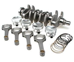 Brian Crower Nissan SR20DE(T) Stroker Kit 91mm Stroke Billet Crank H-Beam Rod (5.366) Custom Pistons - BC0209 for 1991-2002 I