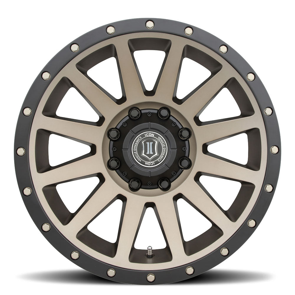 ICON Compression 20x10 8x170 -19mm Offset 4.75in BS 125mm Bore Bronze Wheel - 2020108147BR