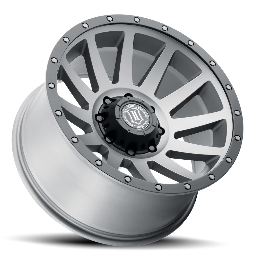 ICON Compression 20x10 8x6.5 -19mm Offset 4.75in BS 121.4mm Bore Titanium Wheel - 2020108047TT