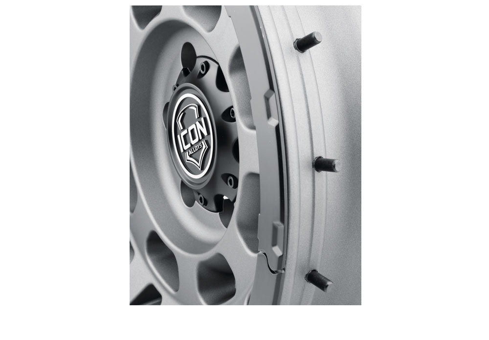 Icon Hammer Pro 17x8.5 / 6x5.5 / 25mm / 5.75in BS - Charcoal - 21017859057CH