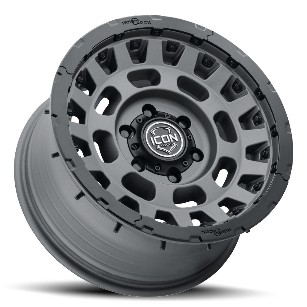 Icon Hammer Pro 17x8.5 / 5x150 / 25MM / 5.75in BS - Charcoal - 21017855557CH