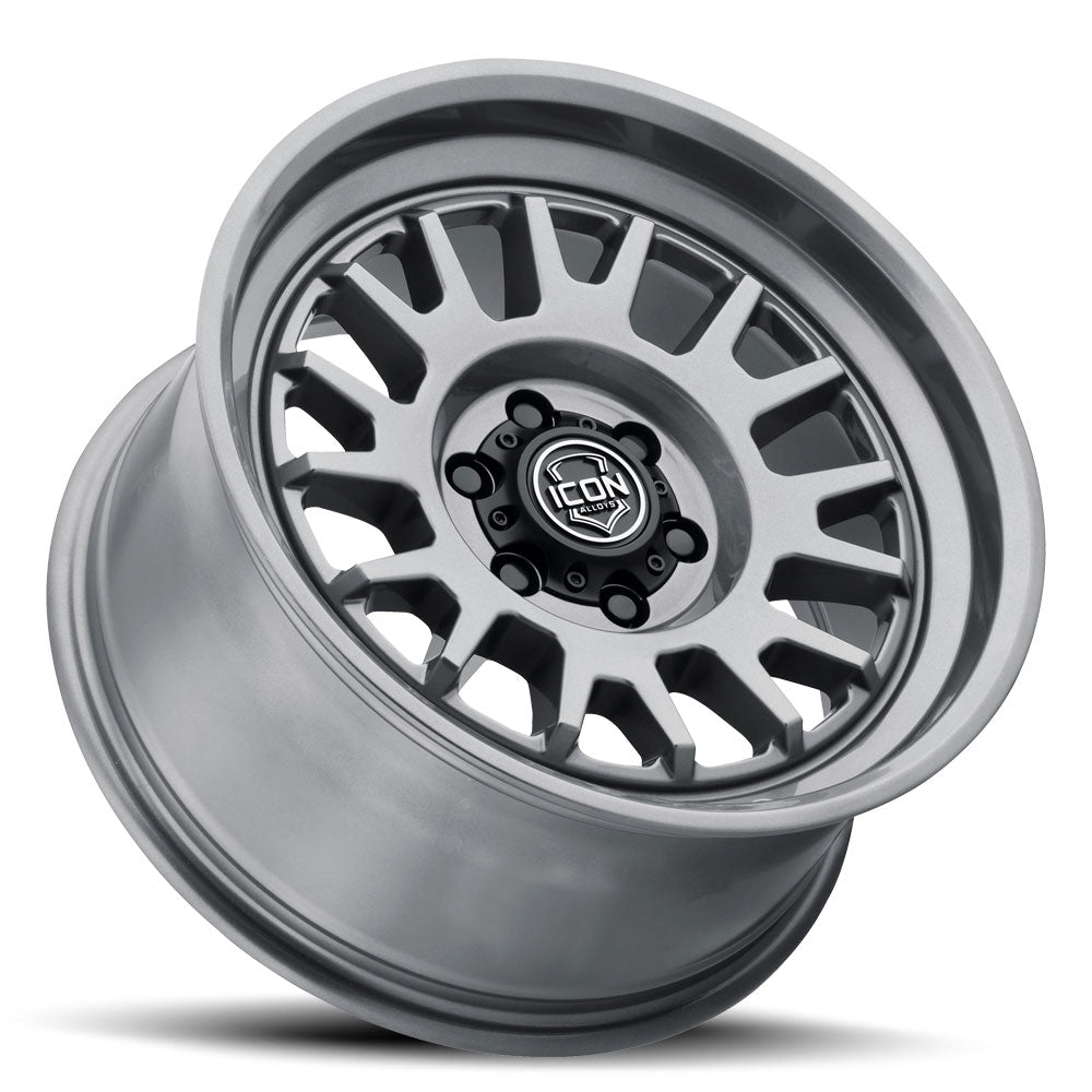 ICON Anza 17x8.5 / 6x5.5 / 25mm Offset / 5.75in BS - Gun Metal Wheel - 8217859057GM