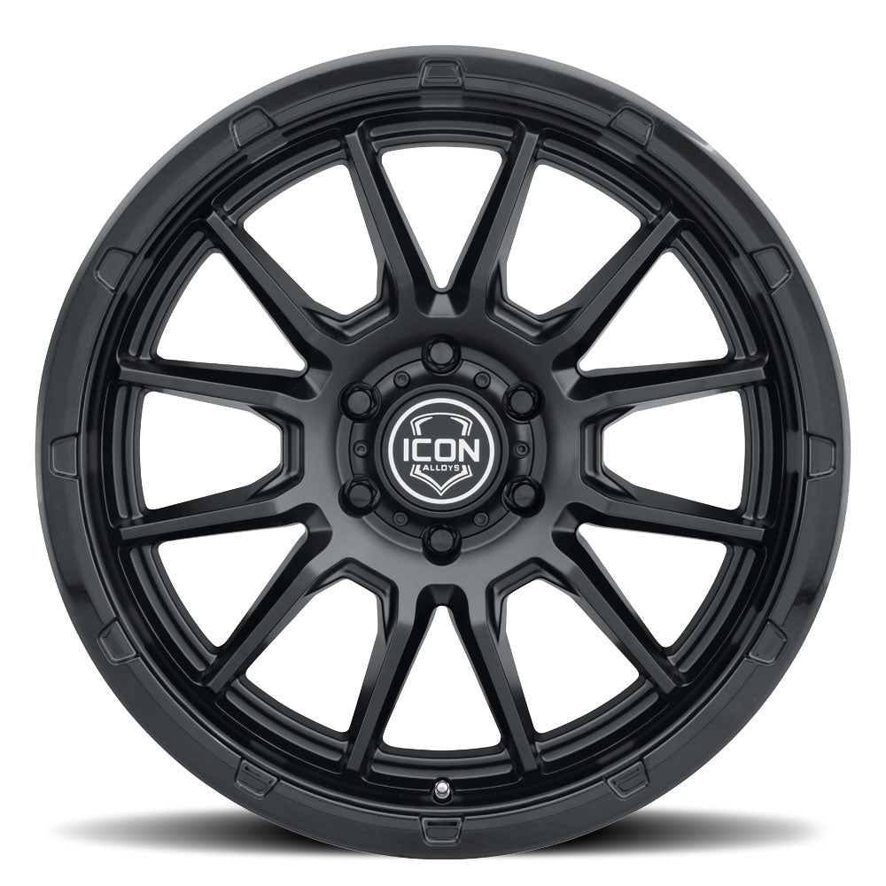 ICON Alloys Cajon 20x9 / 6x135 / 16mm / 5.625in BS Double Black Wheel - 8320906356DB