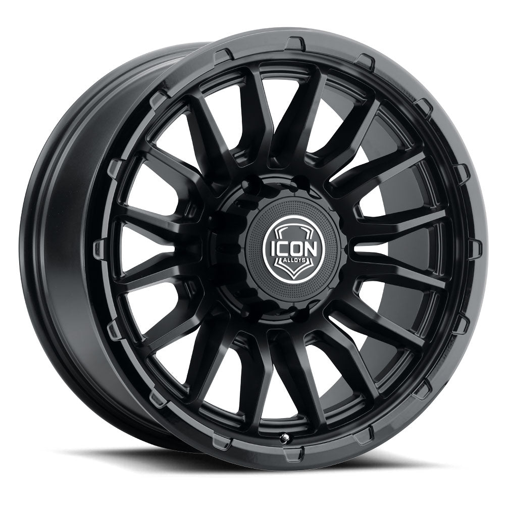 ICON Alloys Cajon 20x9 / 8x170 / 6mm / 5.25in BS Double Black Wheel - 8320908152DB