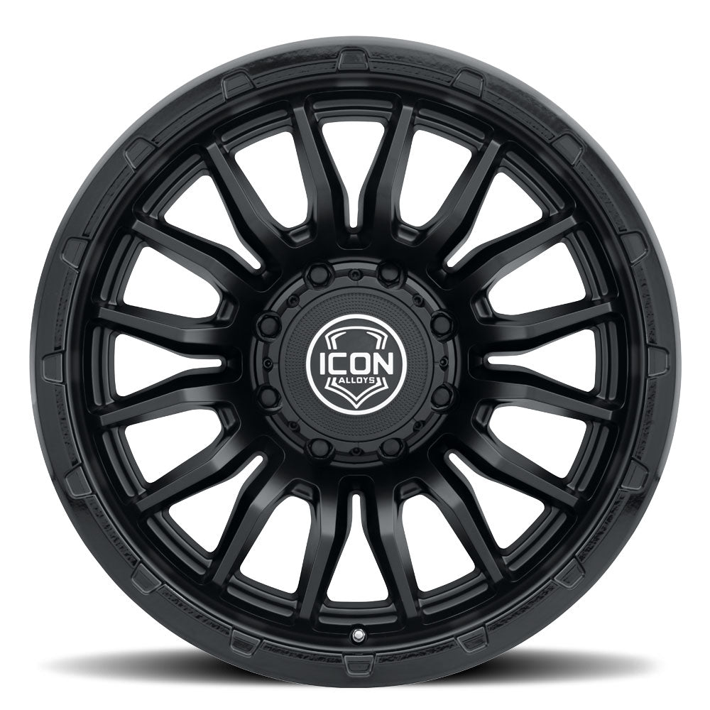 ICON Alloys Cajon 20x9 / 8x170 / 6mm / 5.25in BS Double Black Wheel - 8320908152DB