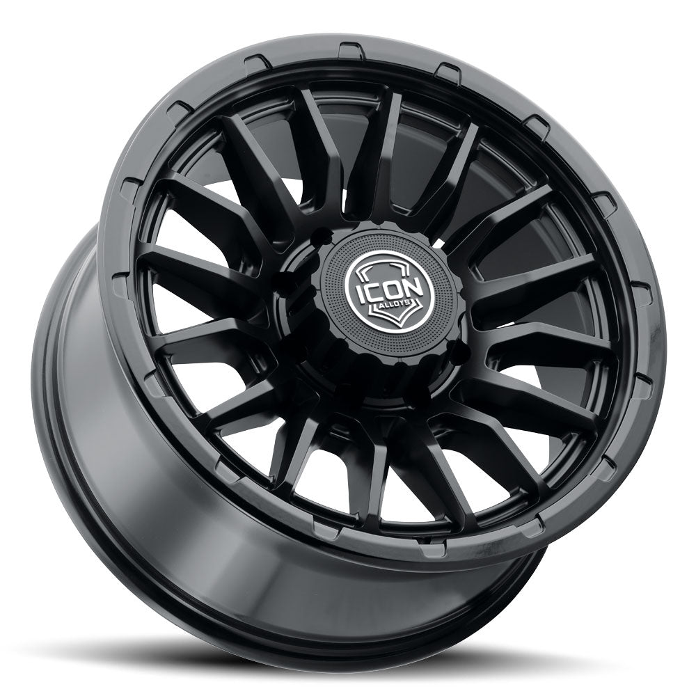 ICON Alloys Cajon 20x9 / 8x170 / 6mm / 5.25in BS Double Black Wheel - 8320908152DB