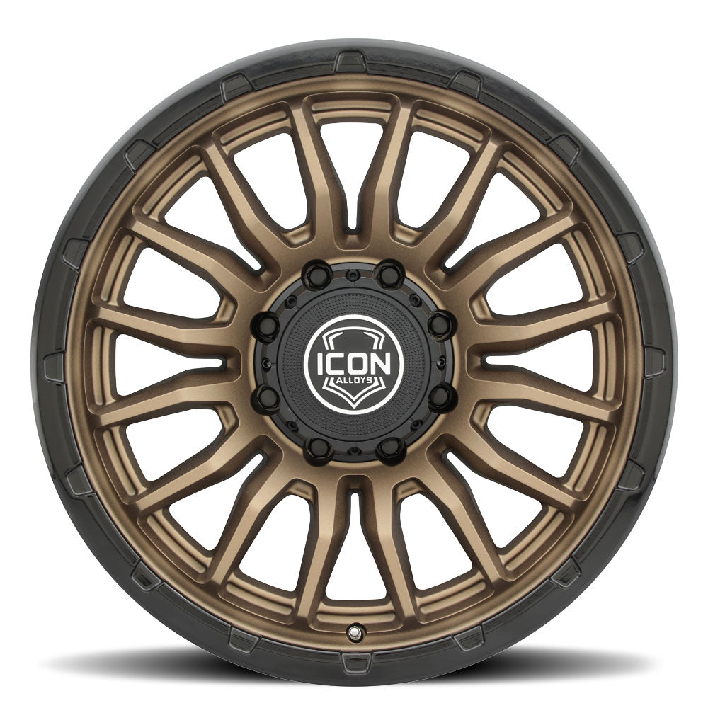 ICON Alloys Cajon 20x9 / 8x180 / 12mm / 5.5in BS Satin Bronze Wheel w/ GB Lip - 8320908955SBGB