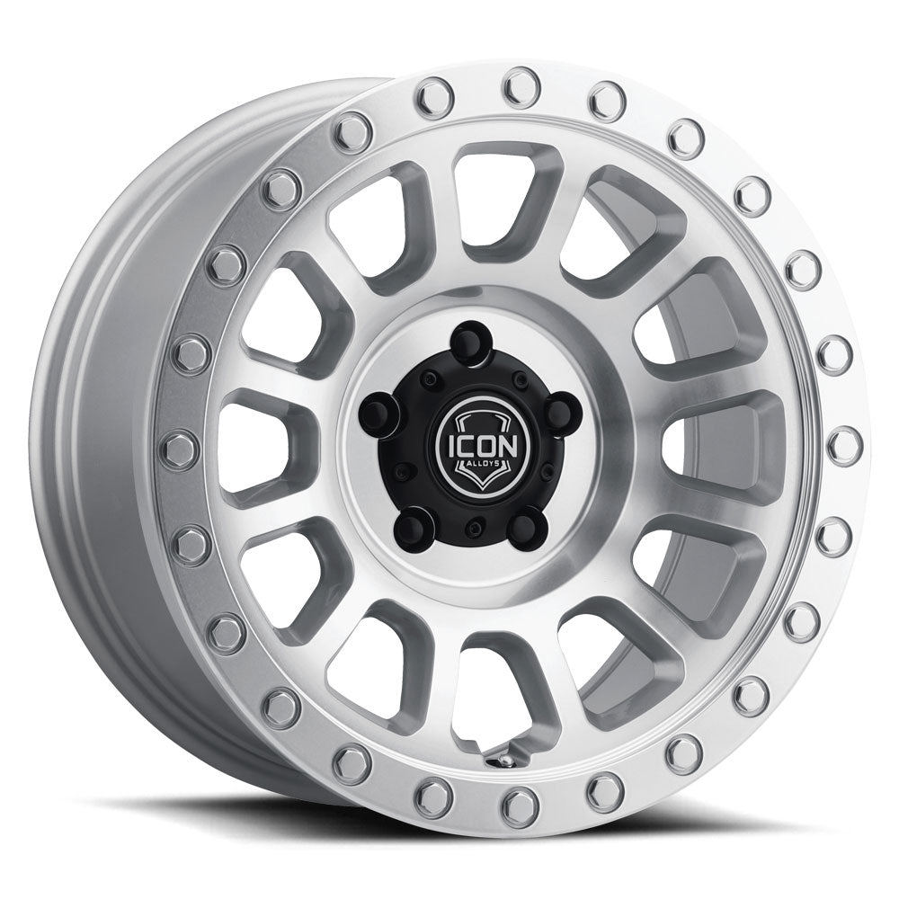 ICON Hulse 18x9 6x135 6mm Offset 5.25in BS Silver Machined - 8018906352SM