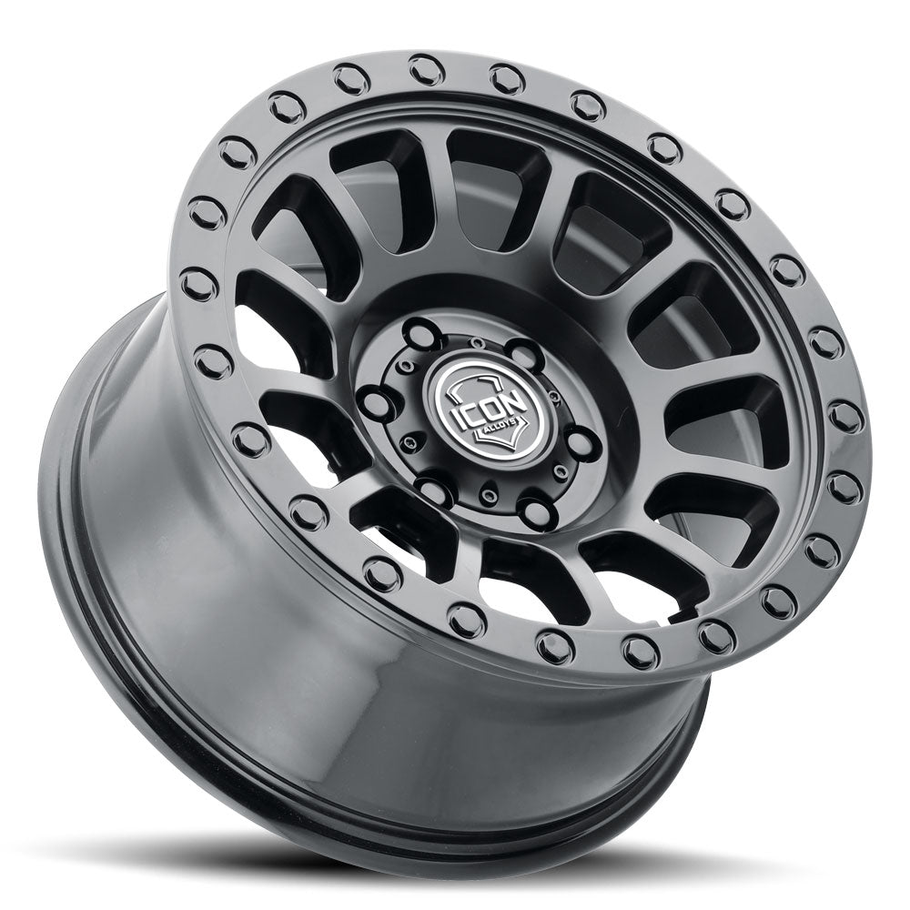 ICON Hulse 18x9 8x170 6mm Offset 5.25in BS Double Black - 8018908152DB