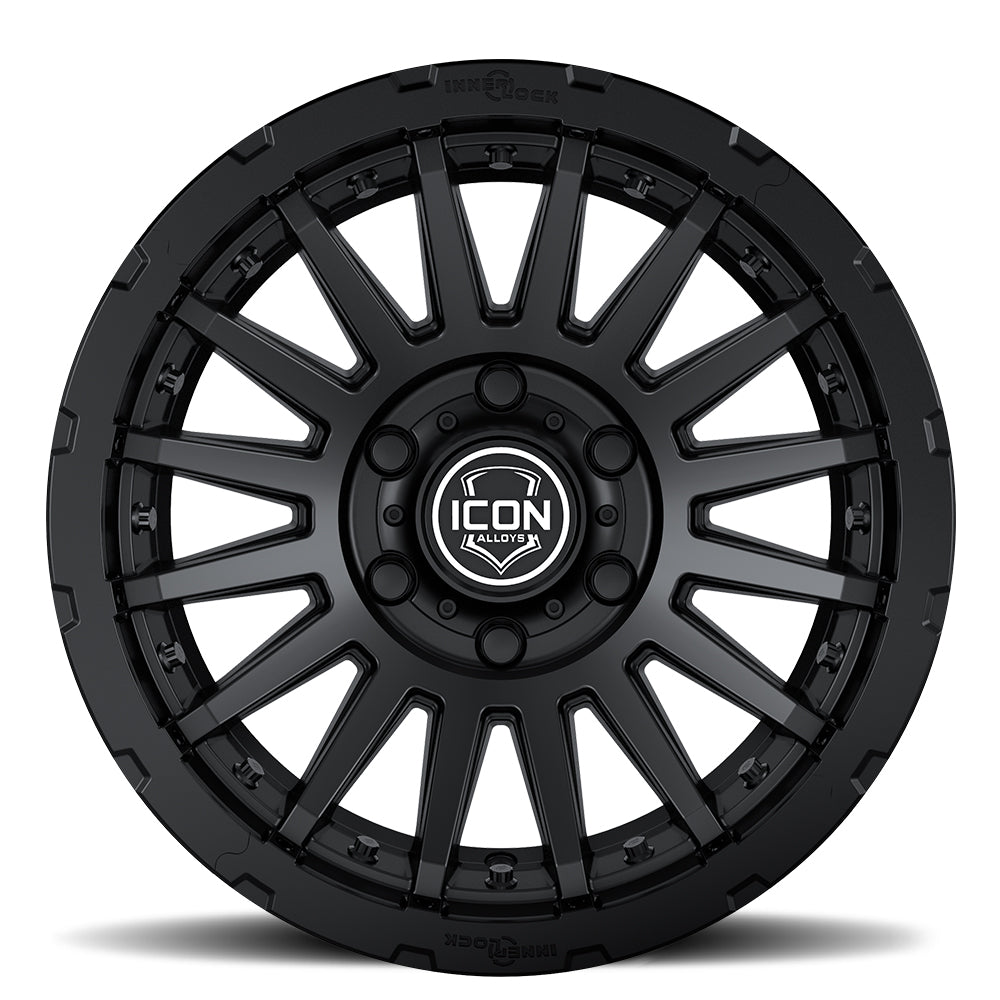 ICON Alloy Recon Pro - 18X9 / 6X5.5 / 40MM / 6.6in. BS - Satin Black - 23618909066SB
