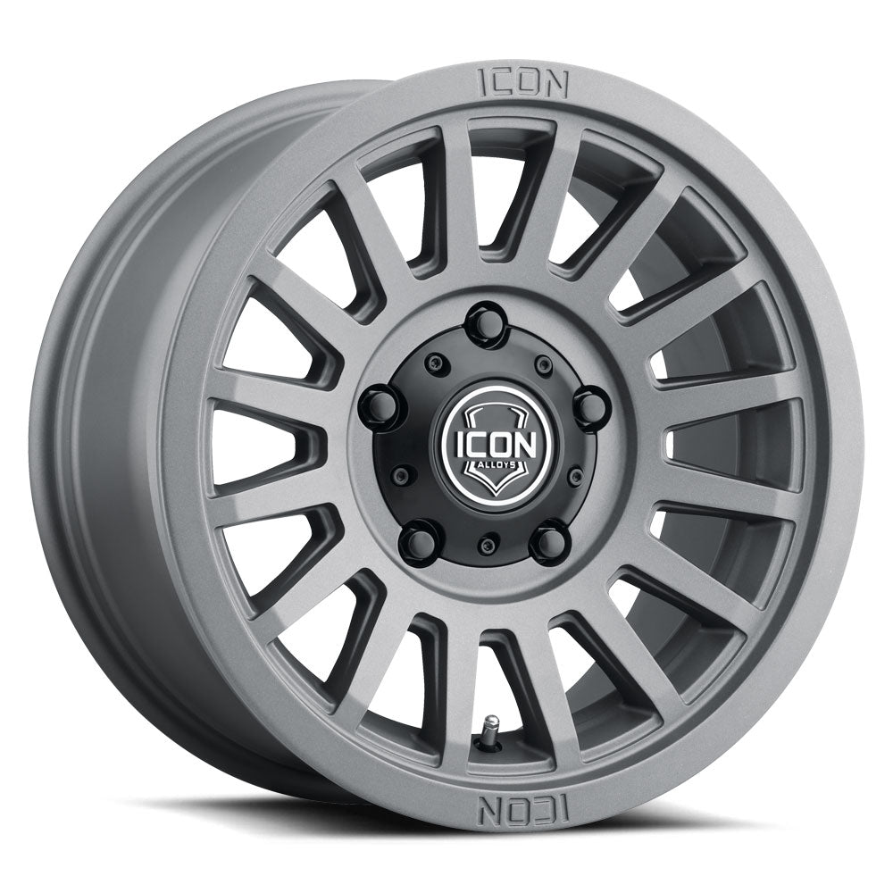 ICON Recon SLX 18x9 6x5.5 BP 40mm Offset 6.6in BS 95.1mm Hub Bore Charcoal Wheel - 3618909066CH