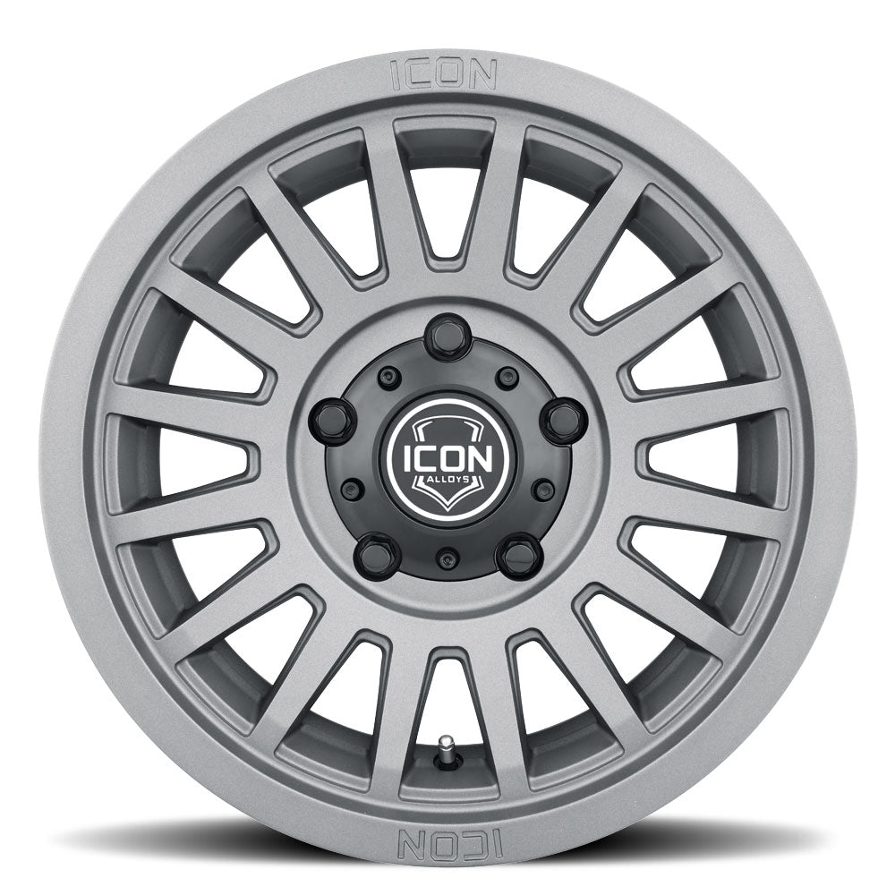 ICON Recon SLX 18x9 6x5.5 BP 0mm Offset 5in BS 106.1mm Hub Bore Charcoal Wheel - 3618908350CH