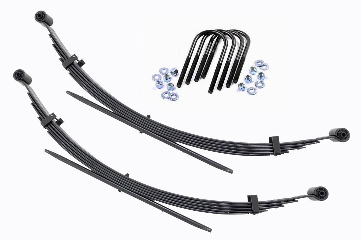 Rear 56 Inch Leaf Springs | 2&quot; Lift | Pair | Chevy/GMC C20/K20 C25/K25 Truck 4WD (77-87)